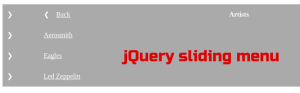 jQuery-sliding-menu