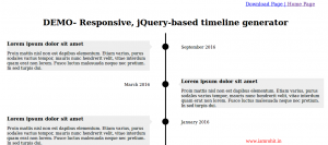 jquery-timeline
