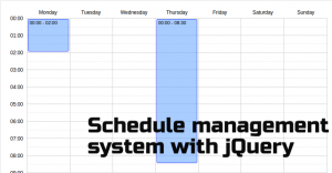 jquery-schedule-plugin