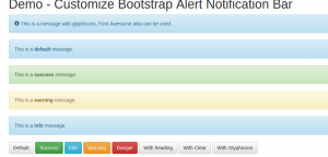 bootstrap-alert-notification-bar