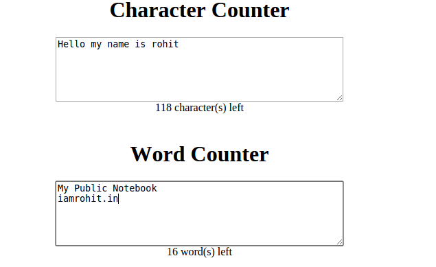 jQuery Word Counter Plugins