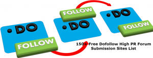 Free-Dofollow-High-PR-Forum-Submission-Sites-List