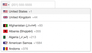 jquery-telephone-dropdown-countrycode-flag