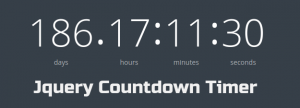 jquery-countdown-timer